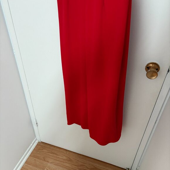 Zara small red midi dress NWOT - Picture 6 of 12
